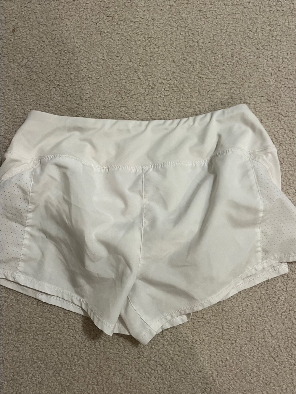Nike White Women's Athletic Shorts